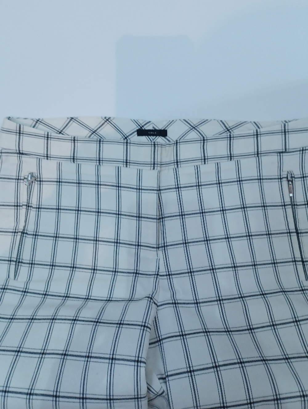 Worthington White Plaid Ankle Pants - Picture 3 of 3